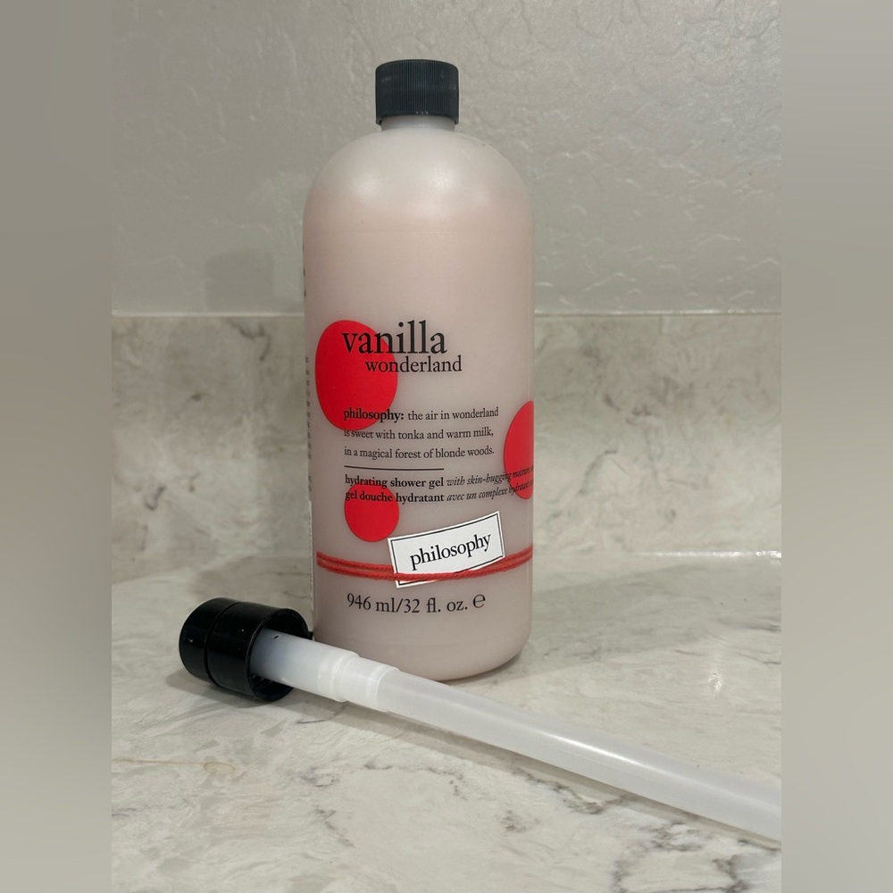 New Philosophy Vanilla Wonderland Hydrating Shower Gel 32 ounce
